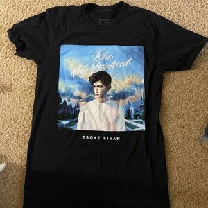 Womens Troye Sivan Blue Neighborhood Music Band Singer Artist Tshirt